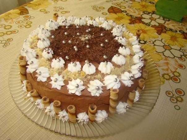 Gofretli Çikolatalı Pastam